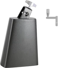 EASTROCK Cowbell, Steel Cowbell 7- Inch Hand Percussion Cowbells Based on Quench