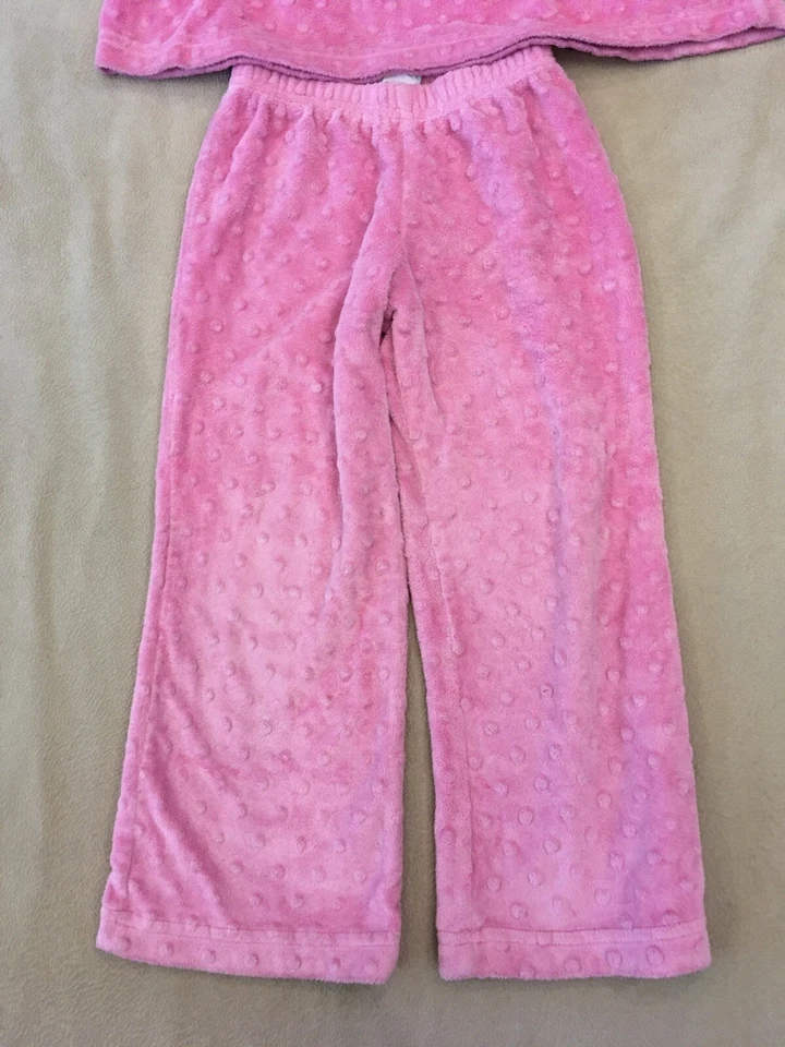 LOTE Chez Ami Conjunto Rosa Terciopelo Cálido Acogedor Túnica Pantalones Niñas 4 Patsy Aiken Foto 3 de 4