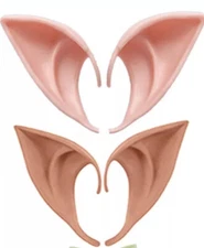 USA Pair Elf Ears Fairy Cosplay Tan Pale Latex prosthetic Hobbit Frodo Anime