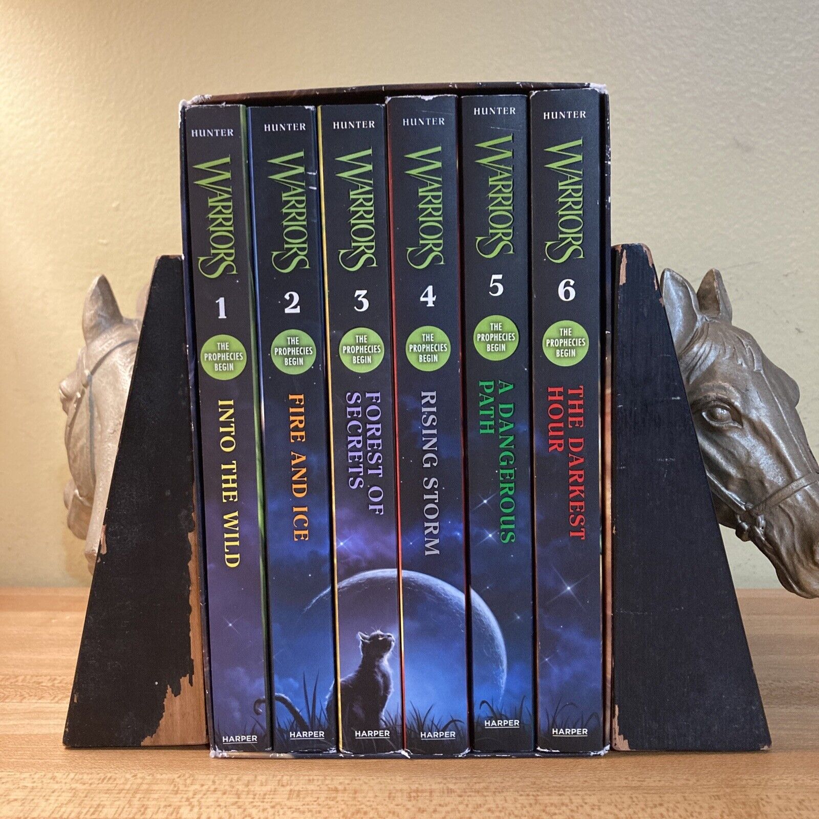 Warriors Box Set: Volumes 1 to 6 - (Warriors: The Prophecies Begin) by Erin  Hunter (Paperback)