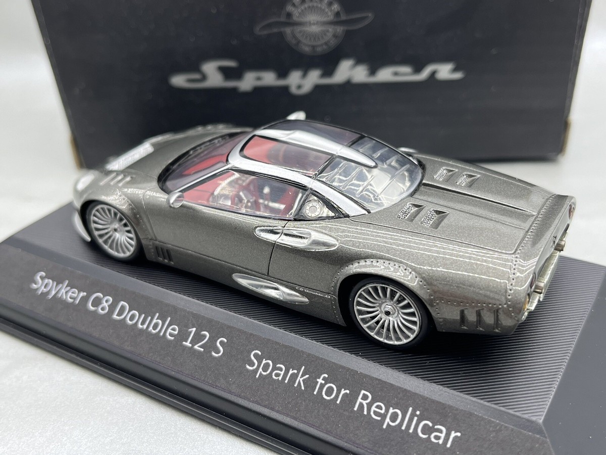 🇺🇦 1:43 SPYKER C8 DOUBLE 12 S Gris SPARK 1/43 PAPER PACKEGE LOST