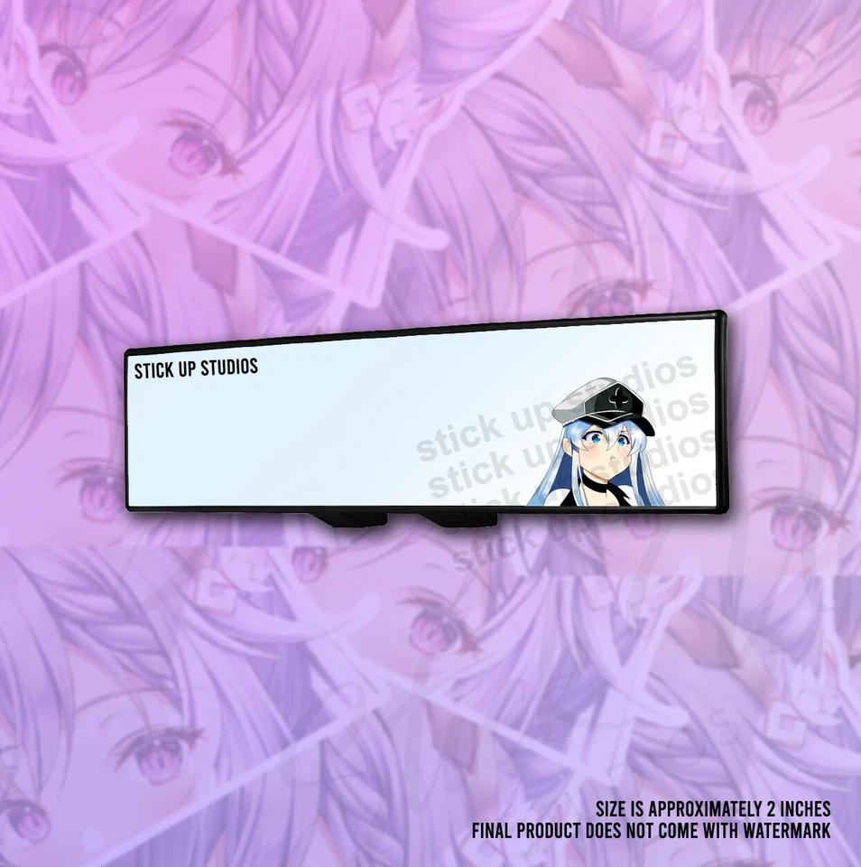 Pegatina Mini Peeker Esdeath, Esdeath Peeker, Pouty Waifu, Kawaii Waifu, pegatina Foto 2 de 3
