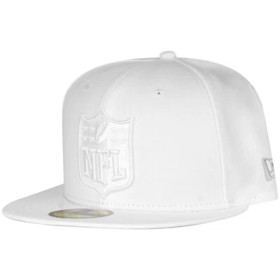 New Era 59Fifty Fitted Cap - NFL SHIELD Logo weiß
