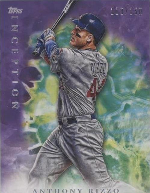 2017 Topps Inception - Anthony Rizzo #7 Purple /150 for sale online | eBay