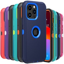 For iPhone 15 Pro Max 14 13 Pro 12 11 XR XS MAX Case Heavy Duty Shockproof Cover