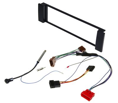 Radio Blende Rahmen DIN Aktiv für Audi A3 8L A6 4B C5 Seat Leon 1M Adapter