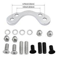 Springer Handlebar Adapter Top Clamp 3.5" 4.75" Riser Converter Fit For Harley