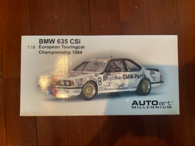 1/18 BMW635csi オートアート 1/18 AUTOart BMW 635 CSi European Touringcar Championship 1984 #8