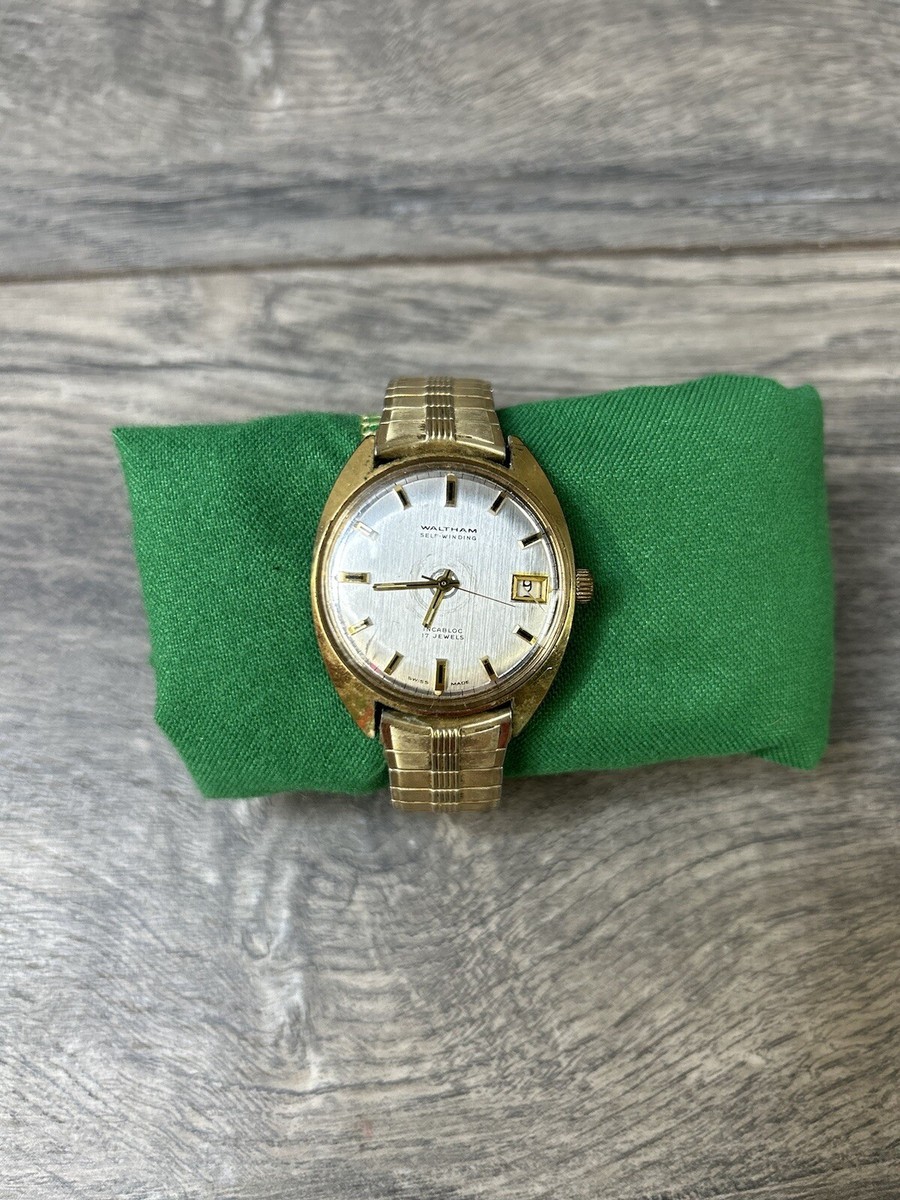 Waltham 17 Jewel Incabloc self winding/automatic date mens Watch