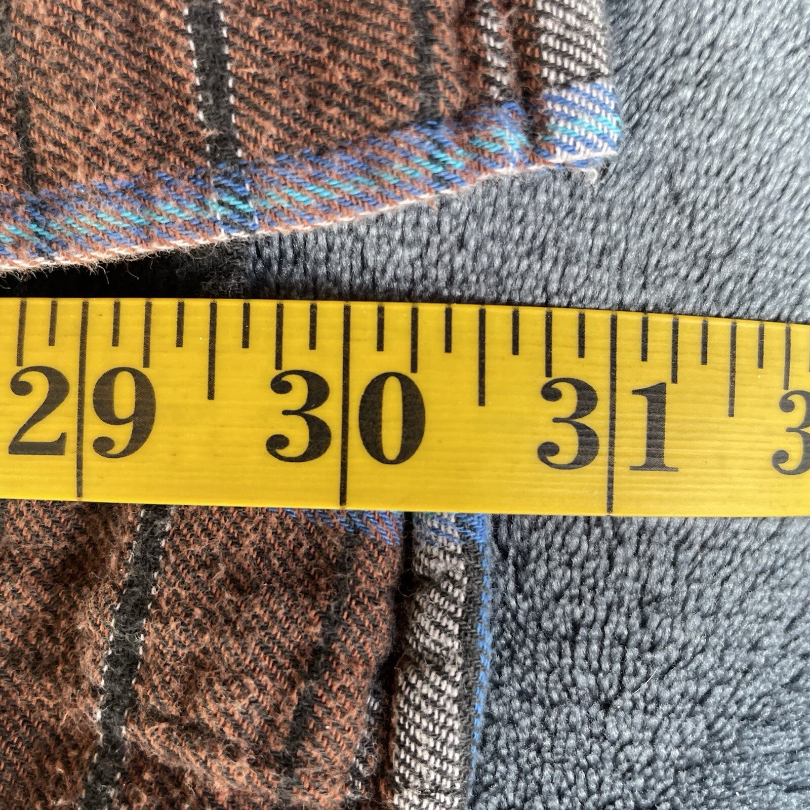 Elixir Long Sleeve Button Up Multicolor Plaid Col… - image 7