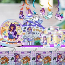 Aphmau TABLEWAR birthday party supplies favor centerpiece decoration event theme