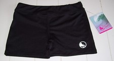 Girls Reel Legends Black Swimsuit Shorts Cover Up Sz L 6 