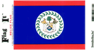 Belize Flag Decal