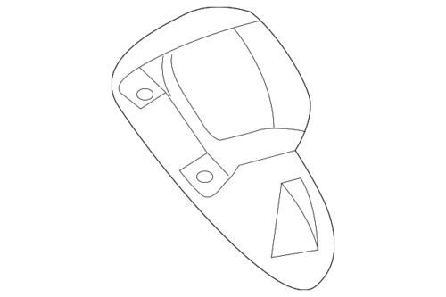 Mango de ajuste del respaldo del asiento para Volkswagen Beetle 2012-2019 (N/P 8T0-882-617-82V)