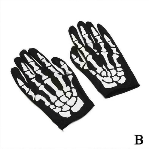 SKULL FACE MASK + GLOVES SET BIKER FISHING CYCLING SKI O9 SKI SKELETON W8B1 L6O4 - Zdjęcie 13 z 14