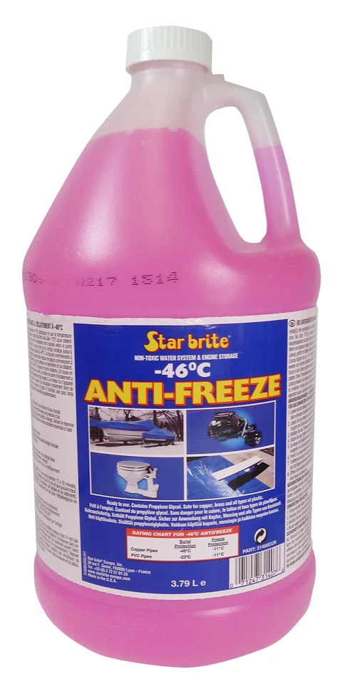 Star brite Ungiftiger Frostschutz für Trinkwassersysteme, 31400DGN, 3,8 Liter