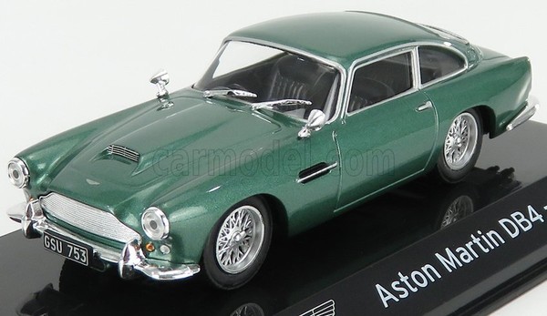 Statisches Modellauto Aston Martin DB4 1958 - Mit GrÜNer Vitrine Massstab 1/43-image