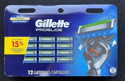 ๐ Gillette ProGlide Razor Blade Refills - 12 Cartridges | Fits All ProGlide