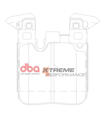 Bremsbeläge hinten DBA Xtreme Performance für BMW M2 F87, M3 F80, M4 F82 F83