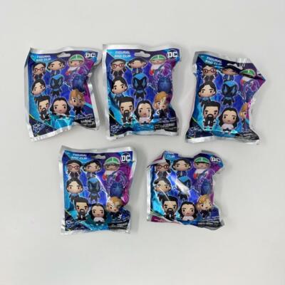 DC Blue Beetle Figural 3D Bag Clip - Lot of 5 Blind Bags