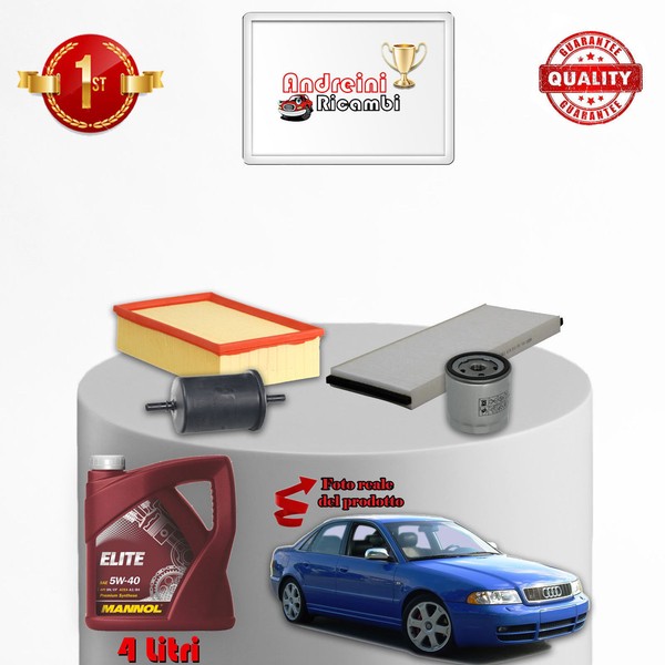 Inspektionskit Filter Und ÖL FüR Audi A4 B5 1.8 20V 92KW 125CV 1994->-image