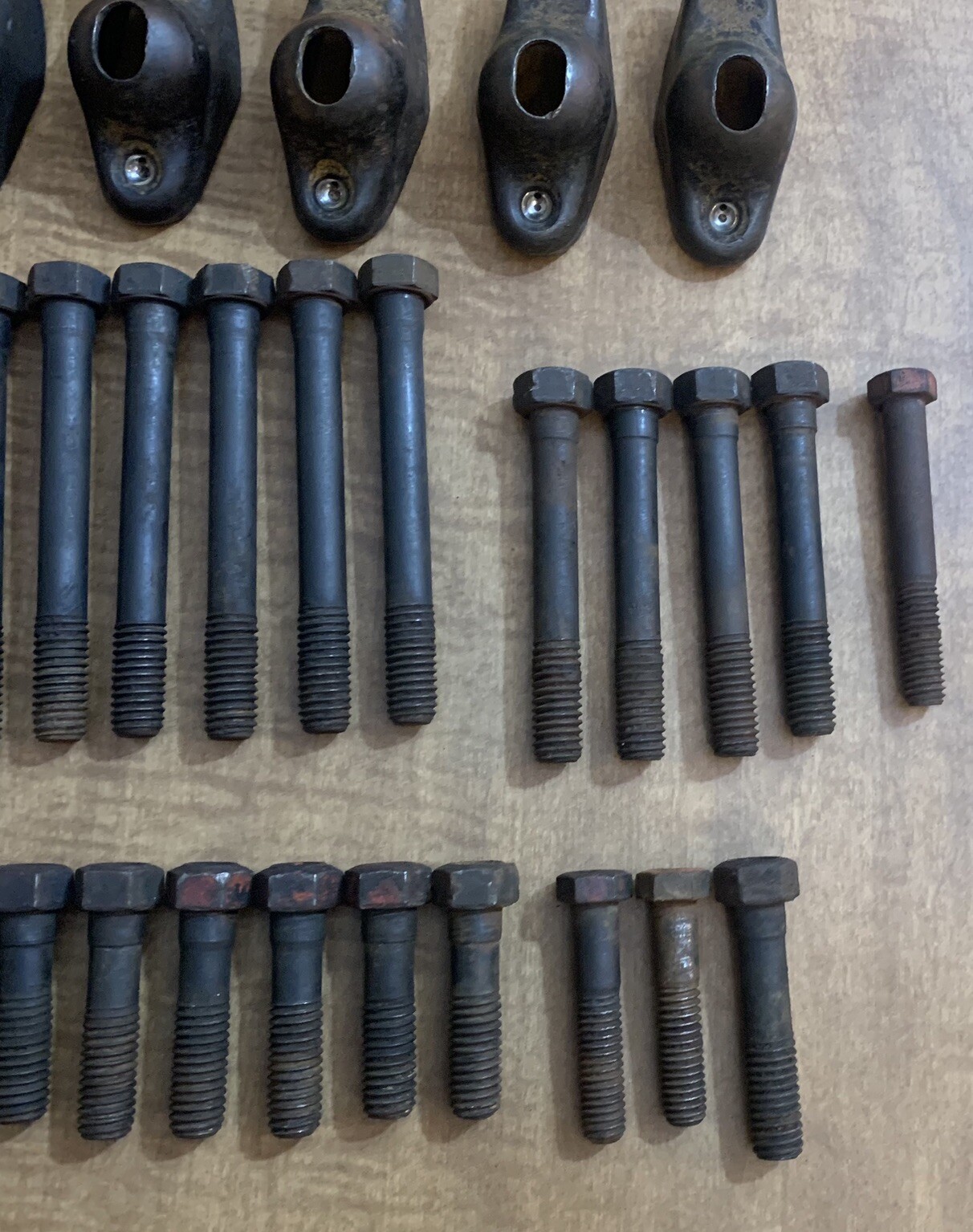 Vintage Chevrolet Rocker Arms Bolts Screws Hardware Lot Repair Parts