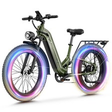 Aipas ebike 26" Fat Tires Mountain Electric Bicycle for Adults 1800W 48V 36 MPH