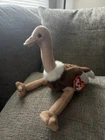 Ty Beanie Babies Stretch Ostrich Plush 1997 Vintage