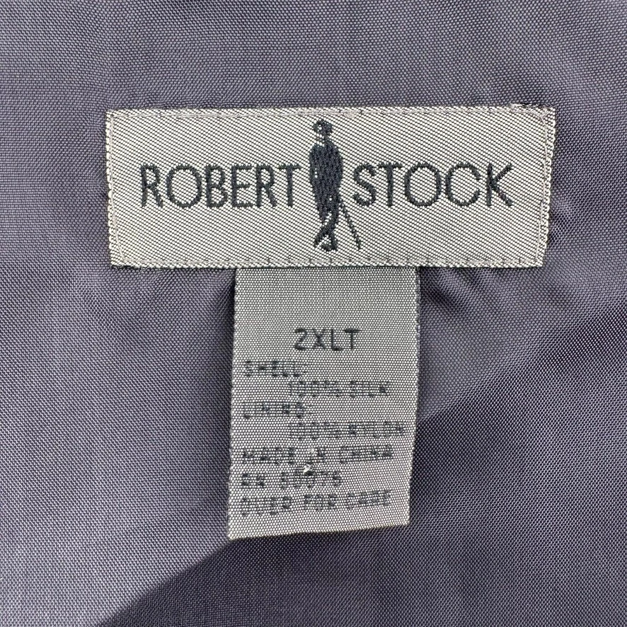 Robert Stock Vest Mens 2XLT Multicolor Abstract Silk Dress Waistcoat Formal - Image 3 of 4