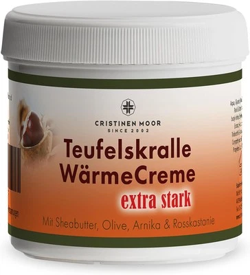 CristinenMoor Teufelskralle WärmeCreme extra stark mit Arnika 200 ml I