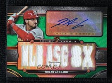 2024 Topps Triple Threads Relics Emerald 9/18 Nolan Arenado #TTAR-NA3 Auto 9su