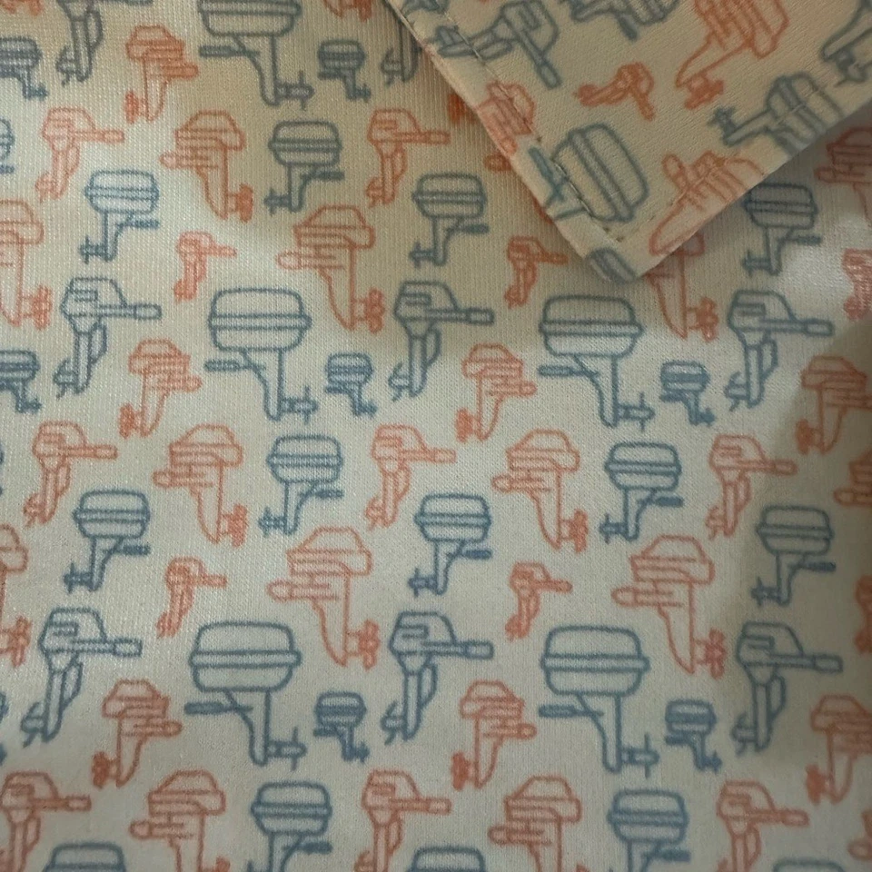 NWT Vineyard Vines Blue and Orange on the go Sankaty Polo prep Boys - Image 4 of 4