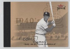 2002 Fleer Premium Legendary Dynasties Gold 27/300 Stan Musial #9LD HOF a5h