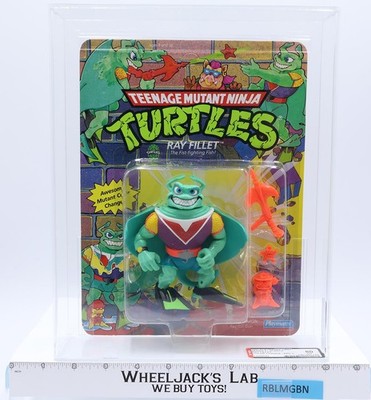 Ray Fillet Color Change / Red V AFA GRADED 80 80/80/85 TMNT 39-Back Playmates