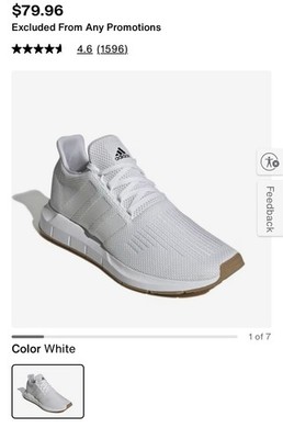 White Adidas trainers with gum sole #sneakers (unisex)