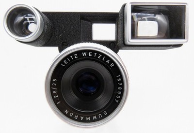 Leica M 35mm Summaron Leitz Wetzlar Lens w/Eyes