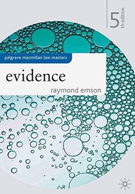 Evidence by Raymond N. Emson 9780230272682 NEW Free UK Delivery