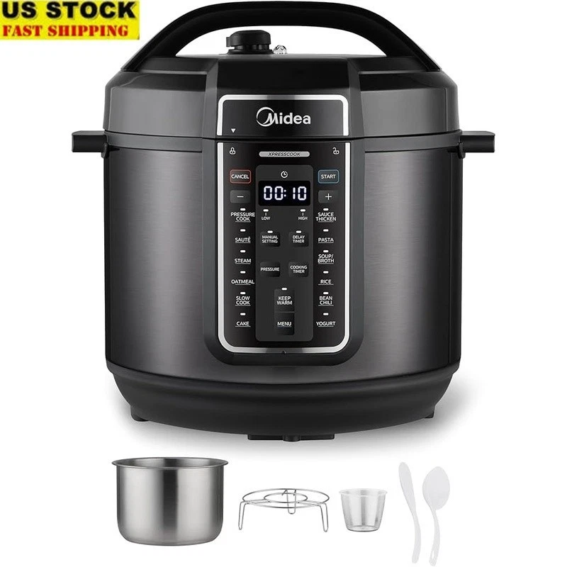 12-in-1 Stainless Steel Pressure Cooker Smart Cooking Automatic 8Qt Safe New