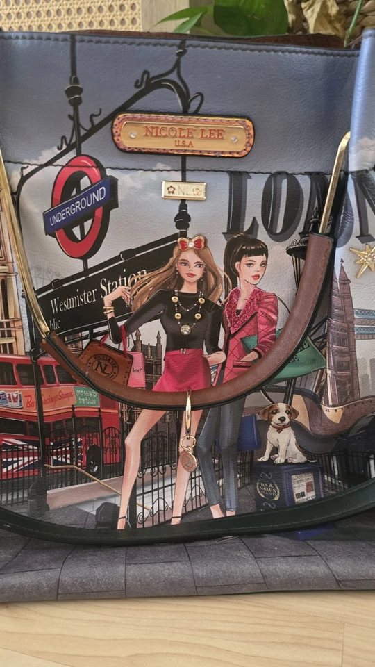 Nicole Lee USA Leather Handbag Wow It's London. New, Not Used - Image 3 of 4