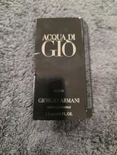acqua di gio elixir sample 1.2ml