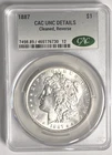 1887 MORGAN "CAC UNC, DETAILS" - STUNNING COLOR / DETAILS / NICE MIRRORS!💥💥✅