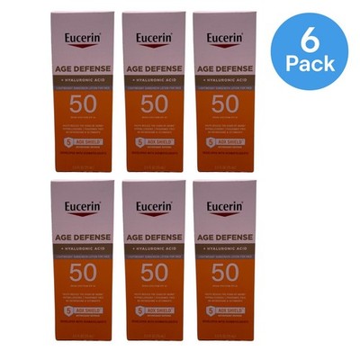 Eucerin Age Defense SPF 50 Face Sunscreen 2.5 oz 6 Pack New