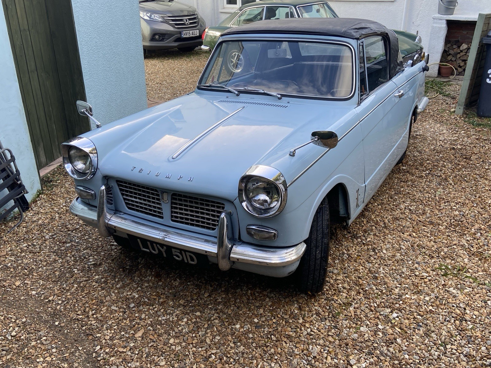 1966 Triumph Herald Convertible 1360 Good Runner Used Frequently