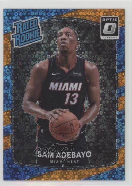2017 Donruss Optic Rated Rookie Fast Break Orange Prizm 174/193 Bam Adebayo 1y8