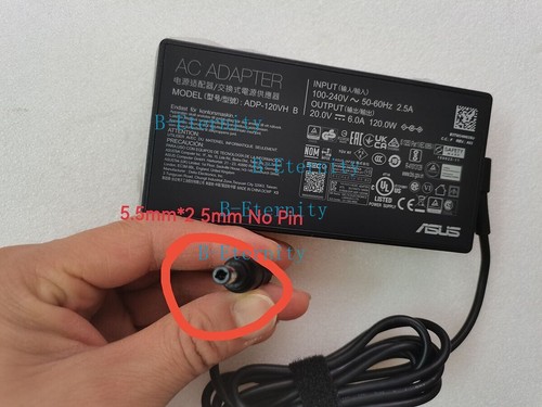 Genuine 20V 6A 120W ADP-120VH B For ASUS ROG Swift 27" PG279QM Gaming Monitor - 第 2/7 張圖片