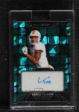 2023 Wild Card Wildchrome Draft Football Edition 7/8 Cedric Tillman Auto 16wc