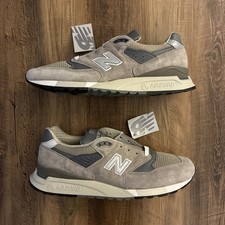 New Balance 998 Core Grey Reflective Silver Men Size 8 Shoes U998GR New