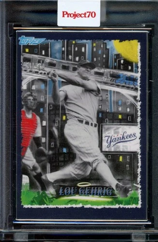2021 Topps Project 70 Card #810 Lou Gehrig by King Saladeen Artist Proof AP /51