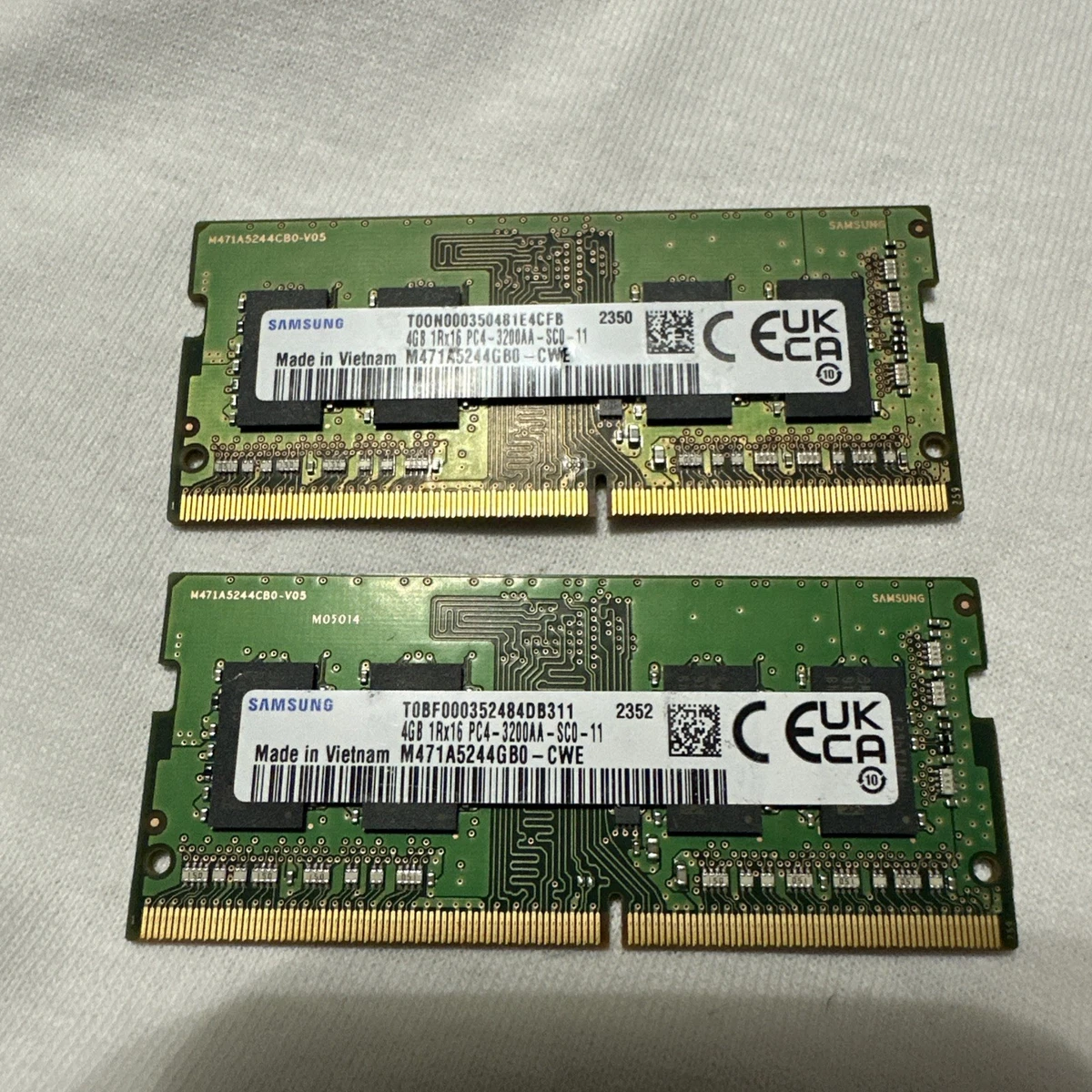 Samsung DDR4 SDRAM 4 GB Capacity per Module Memory (RAM) for sale