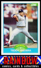 1989 Score #132 Teddy Higuera Milwaukee Brewers